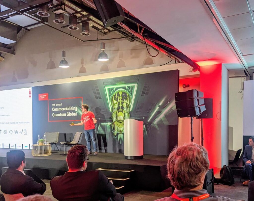 Kraft Heinz's CISO, Ricardo LaFosse, speaking at the quantum event